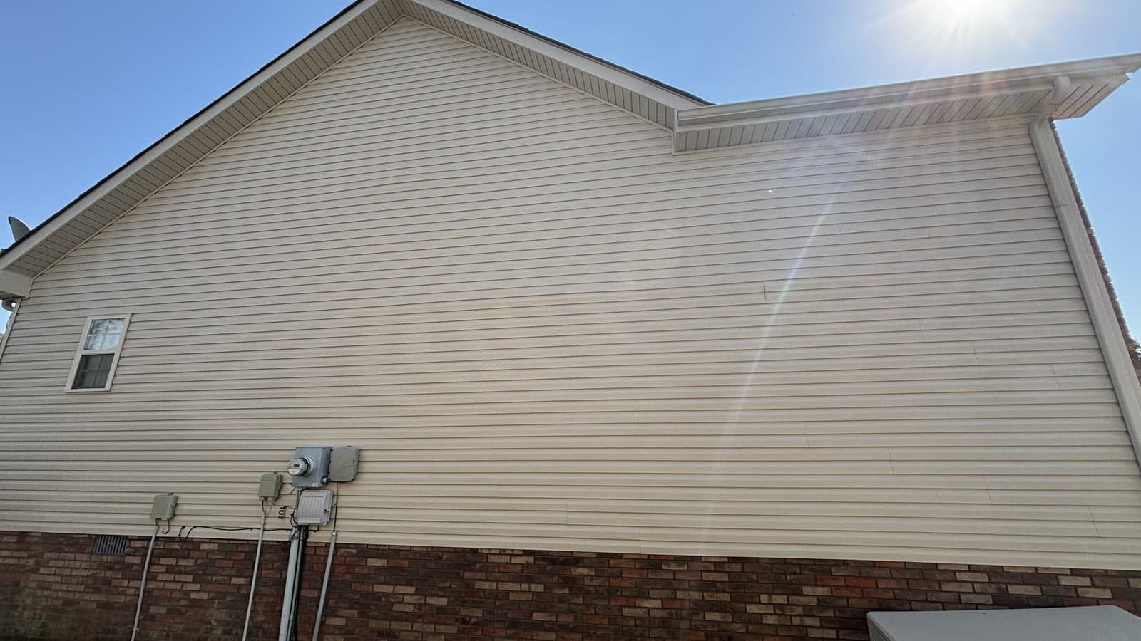 House washing by Parvin's Pressure Washing